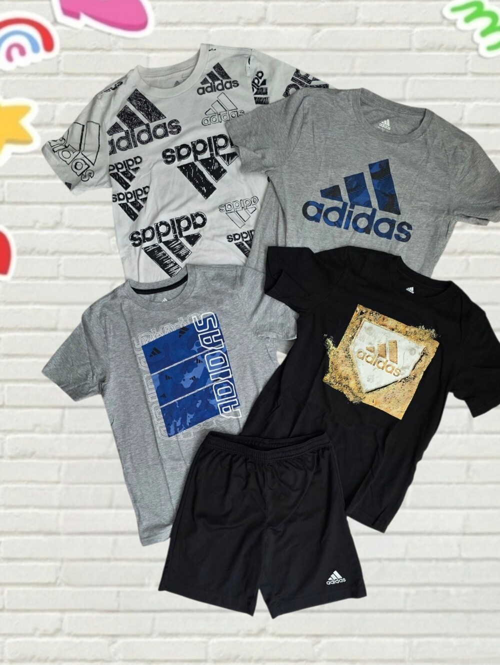 ADIDAS T-Shirt and Shorts Bundle